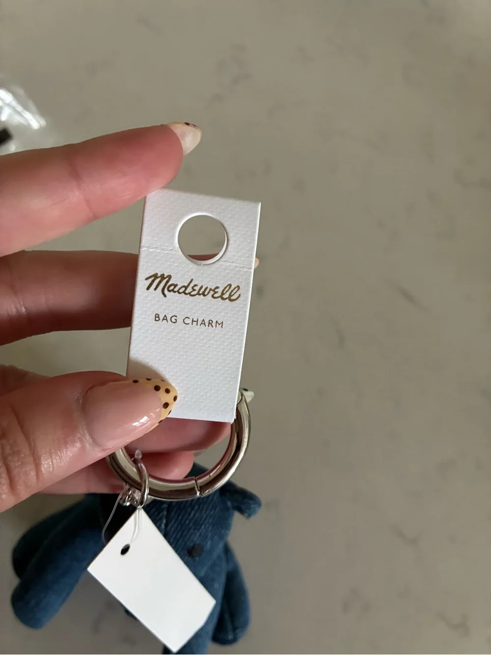 Madewell denim bear bag charm 🐻💙 - Picture 2 of 2